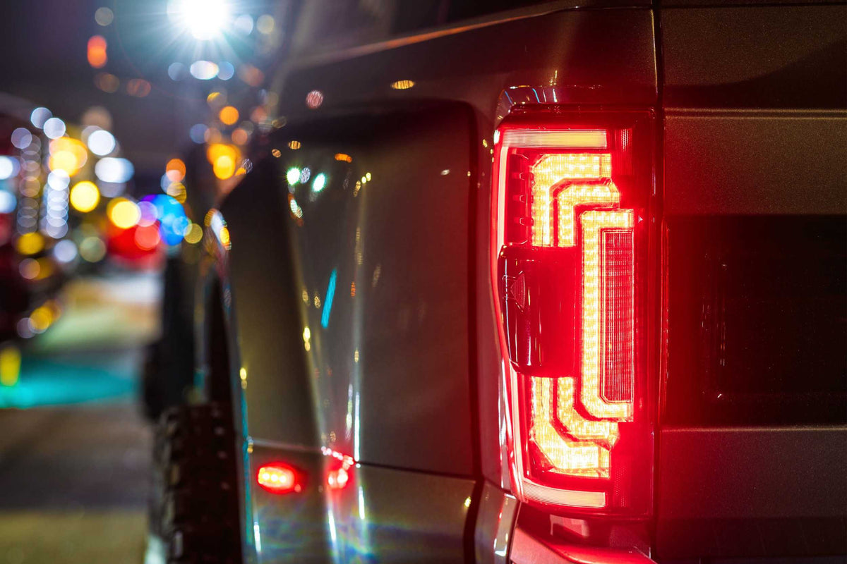 Morimoto - XB LED Tail Lights: Ford Super Duty (17-22) (Pair / Red) - LF351
