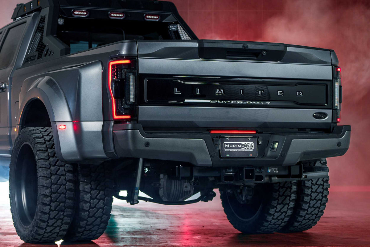 Morimoto - XB LED Tail Lights: Ford Super Duty (17-22) (Pair / Smoked) - LF350