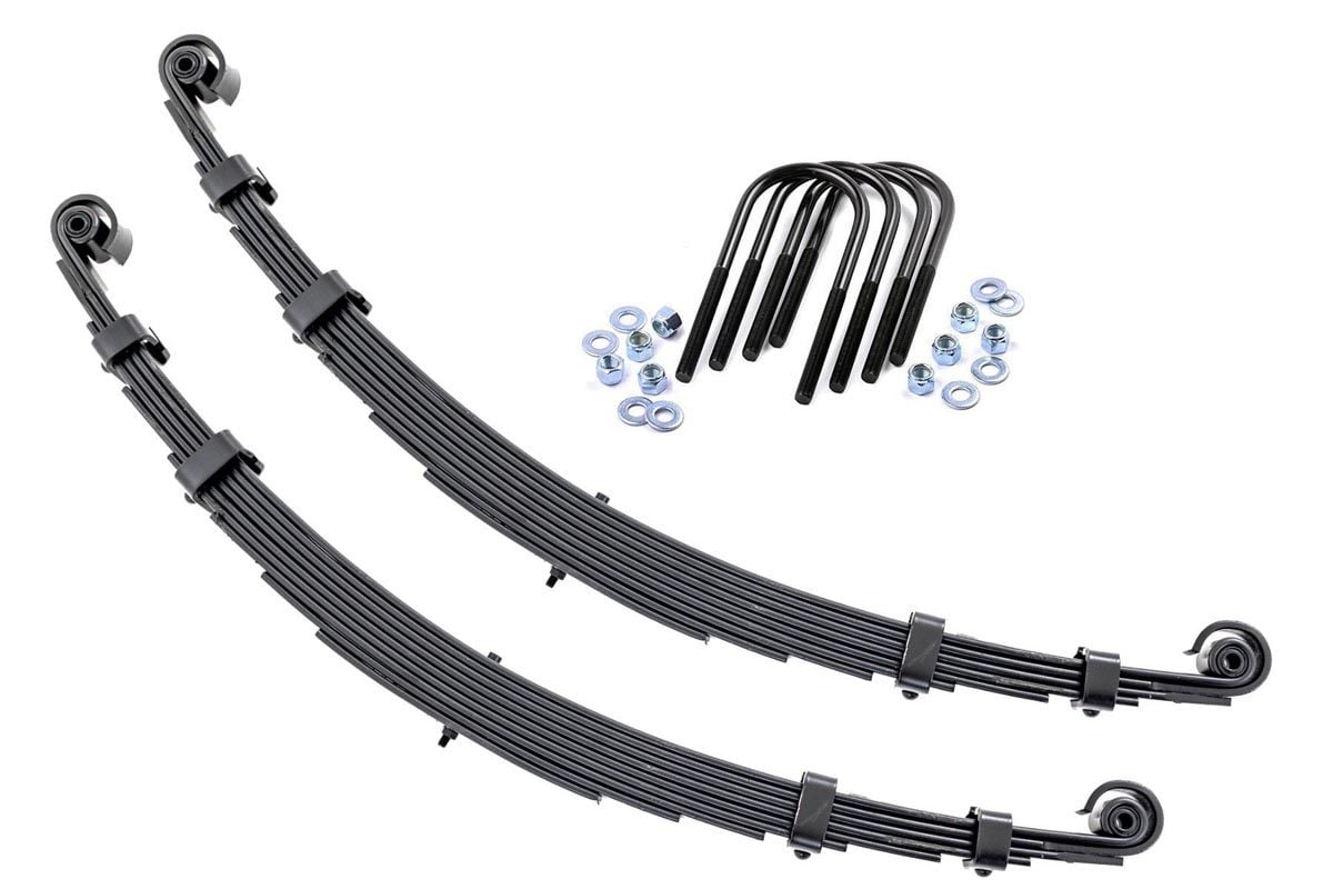Rough Country - Front Leaf Springs - 2.5" Lift - Pair - Jeep CJ5/CJ7 5 4WD (1955-1975) - 8005Kit