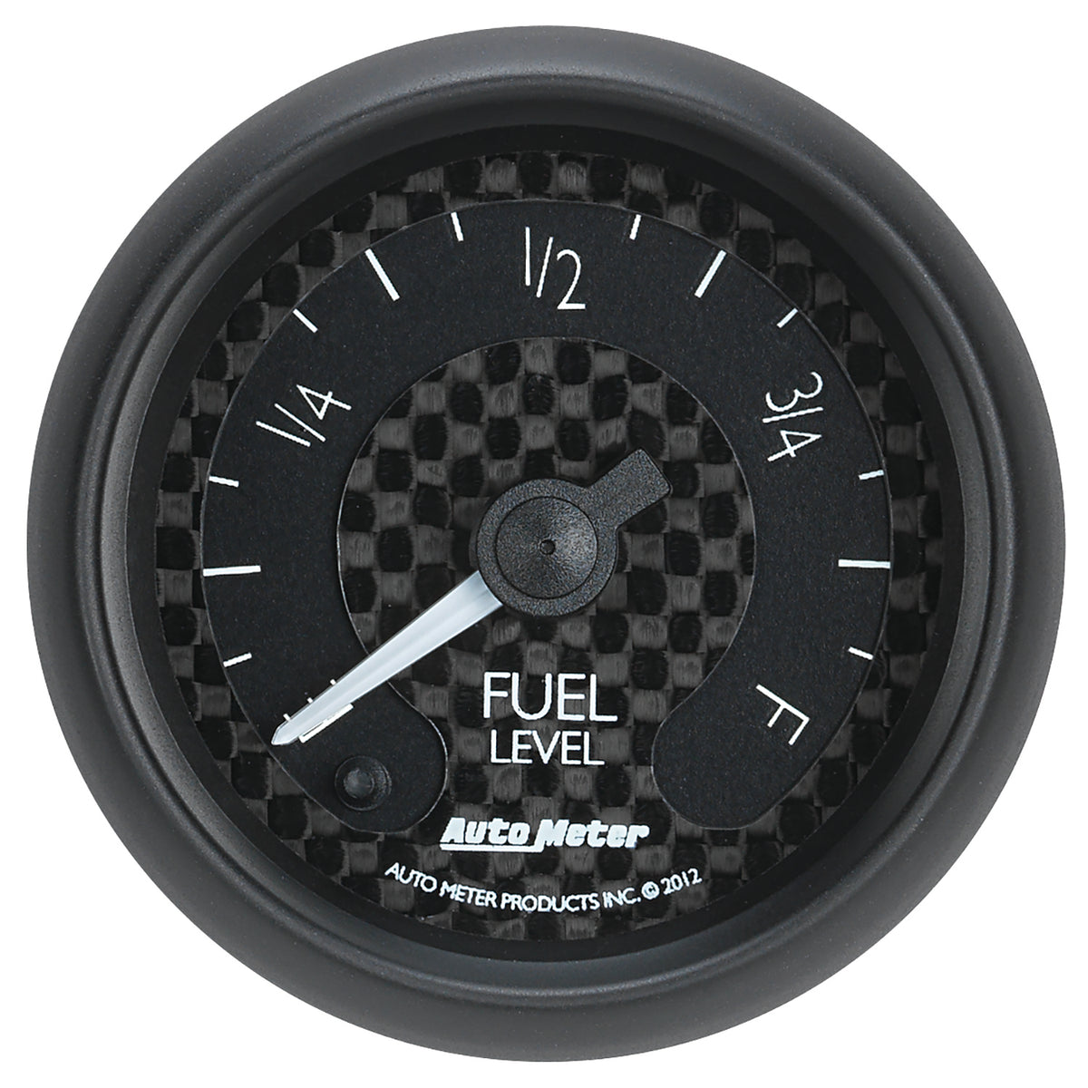Autometer GT Series 52mm Full Sweep Electronic 0-280 ohm Fuel Level Programmable Empty-Full Range - 8010