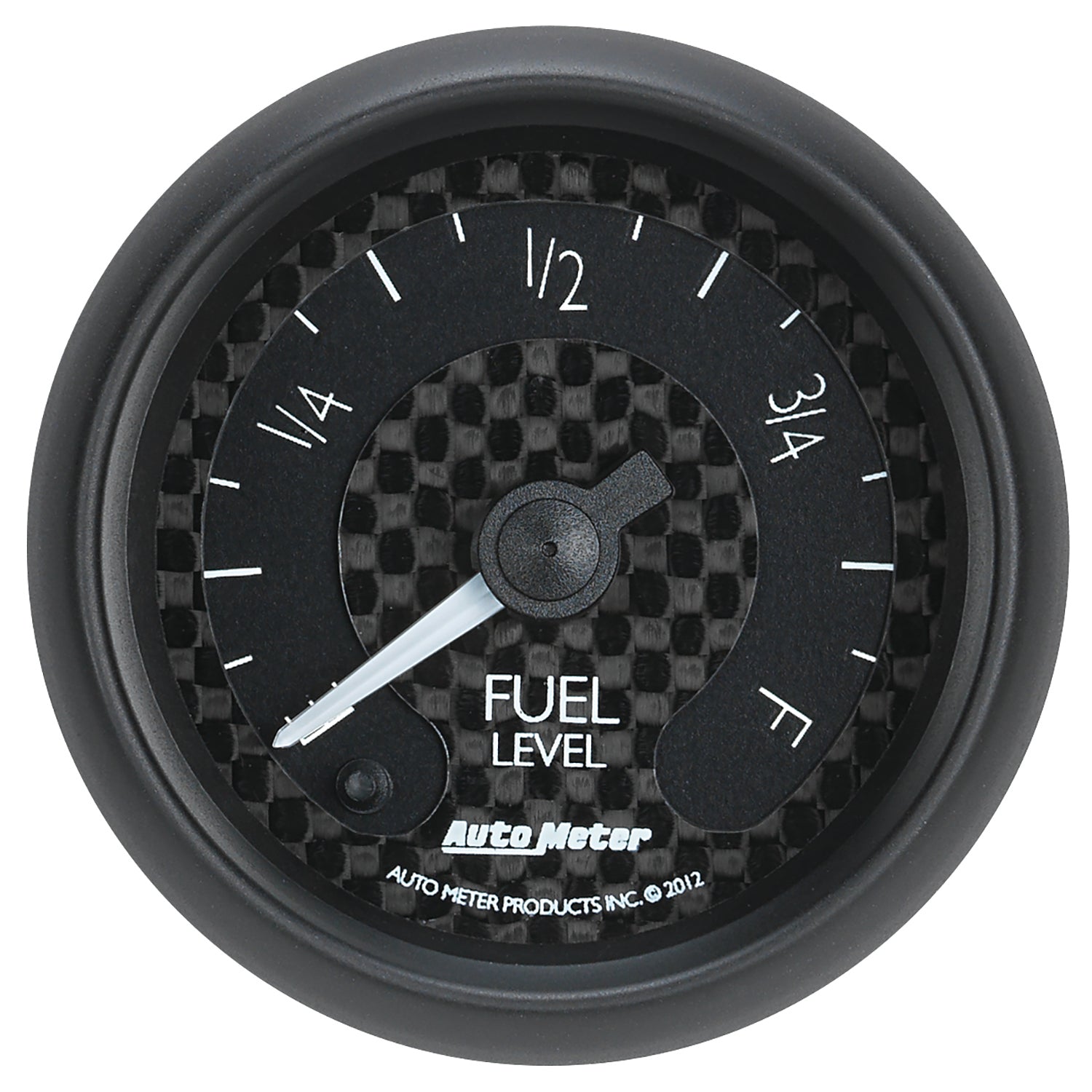 Autometer GT Series 52mm Full Sweep Electronic 0-280 ohm Fuel Level Programmable Empty-Full Range - 8010