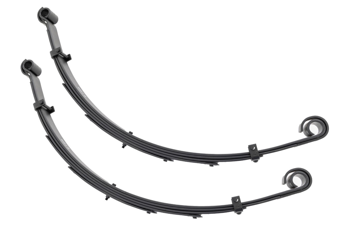 Rough Country - Front Leaf Springs - 6" Lift - Pair - Jeep Wrangler YJ 4WD (1987-1995) - 8014Kit