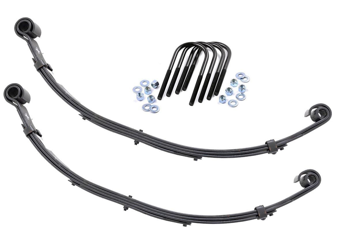Rough Country - Rear Leaf Springs - 4" Lift - Pair - Jeep CJ5/CJ7 7 4WD (1982-1986) - 8020Kit
