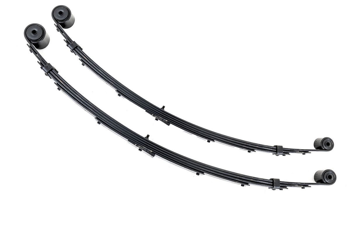 Rough Country - Rear Leaf Springs - 3" Lift - Pair - Jeep Cherokee XJ 2WD/4WD (1984-2001) - 8024Kit