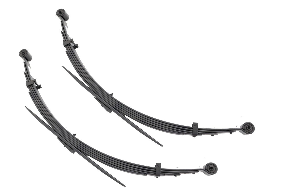 Rough Country - Rear 56 Inch Leaf Springs- 4" Lift - Chevy/GMC C10/K10 Truck & SUV/K5 Blazer (77-91) - 8026Kit