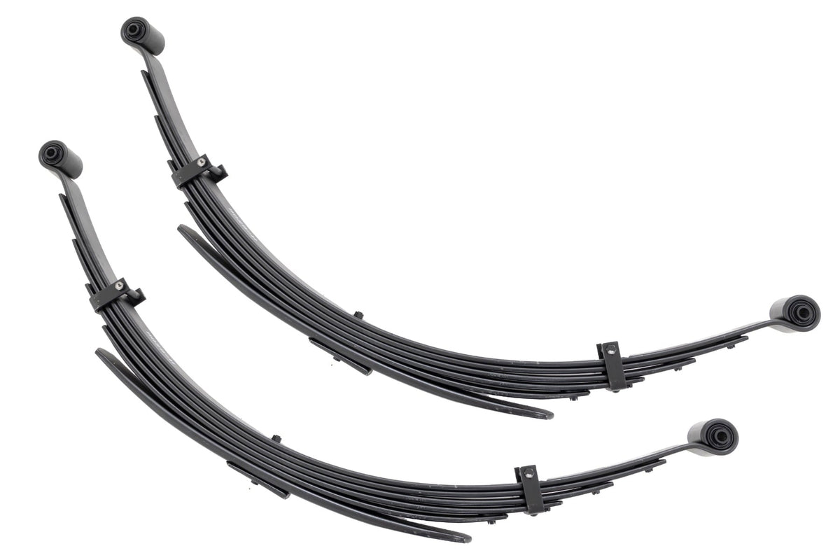 Rough Country - Rear 52 Inch Leaf Springs -6" Lift - Pair - Chevy/GMC C10/K10 Truck & SUV/K5 Blazer (73-91) - 8028Kit