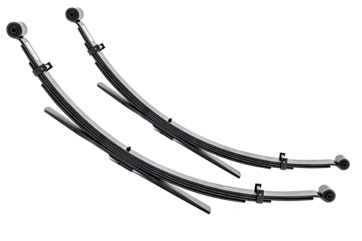 Rough Country - Rear Leaf Spings - 4" Lift - Pair - Ford Bronco/F-150 4WD (1980-1996) - 8029Kit