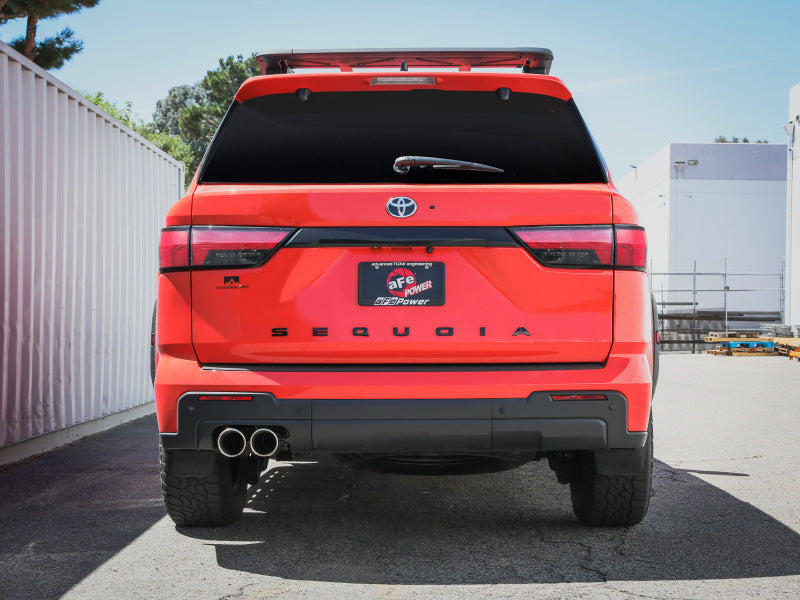 aFe 23+ Toyota Sequoia V6 3.4L Vulcan Series 2-1/2in to 3in 304 SS Cat-Back Exhaust w/Polished Tip - 49-36068-P
