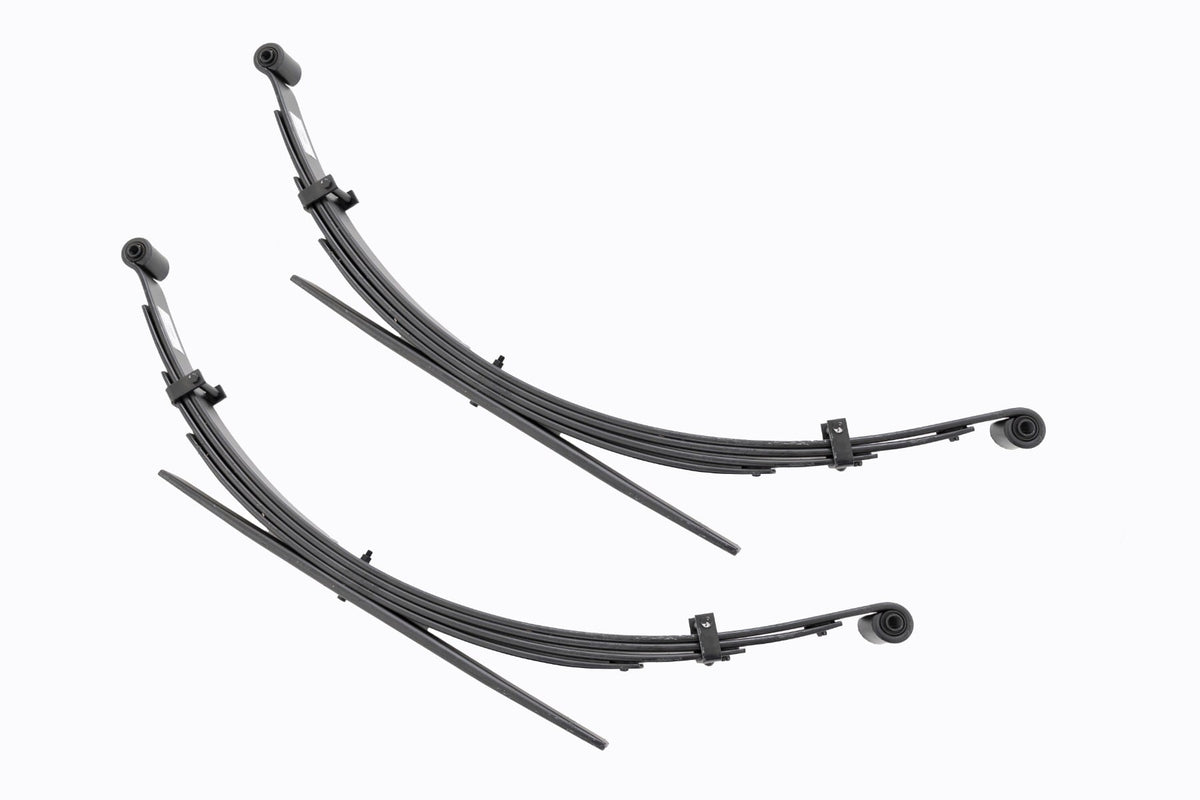 Rough Country - Rear Leaf Springs - 4" Lift - Pair - Dodge/Plymouth Trailduster (74-81)/W100 Truck (70-89) - 8034Kit