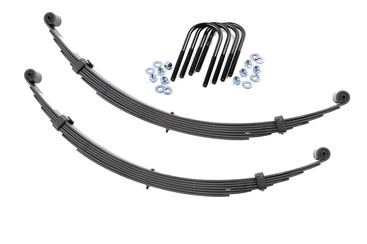 Rough Country - Front Leaf Springs - 2.5" Lift - Pair - International Scout II 4WD (71-80) - 8039Kit