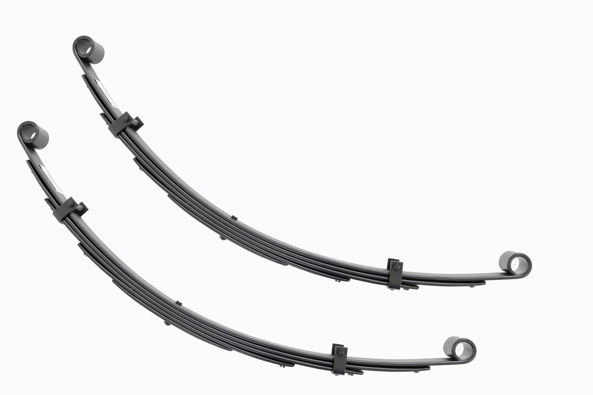 Rough Country - Front Leaf Springs - 4" Lift - Pair - Toyota Land Cruiser FJ40 4WD (64-80) - 8041Kit
