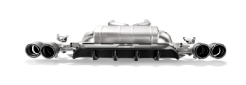 Akrapovic 18+ BMW M5 (F90) Rear Carbon Fiber Diffuser - Matte w/Red Akrapovic Logo - DI-BM/CA/5/M/RS