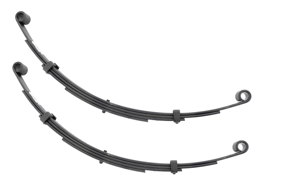 Rough Country - Front Leaf Springs - 4" Lift - Pair - International Scout II 4WD (1971-1980) - 8045Kit