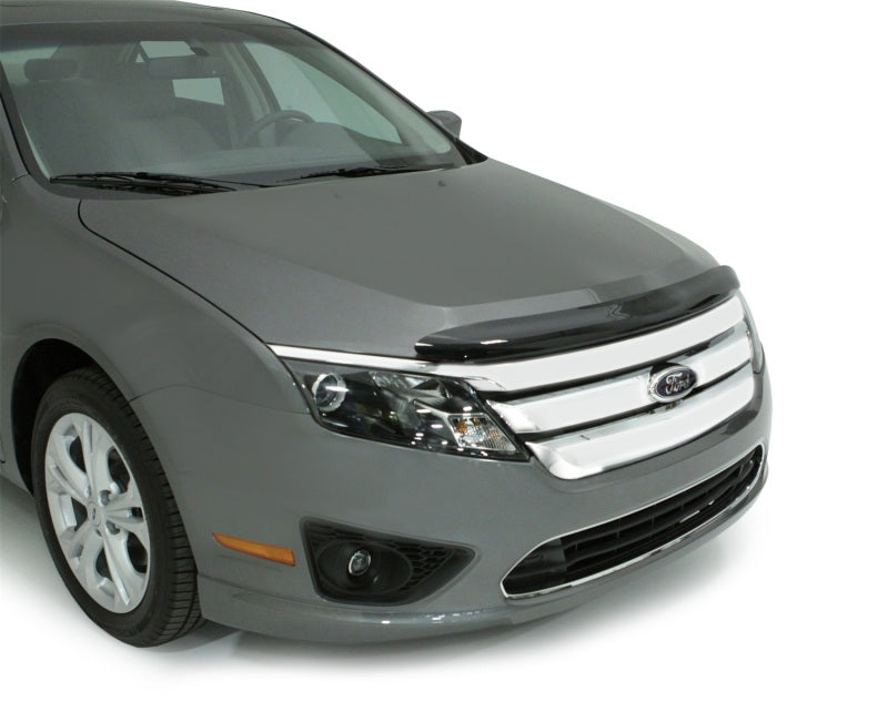 AVS 10-12 Ford Fusion Carflector Low Profile Hood Shield - Smoke - 20612