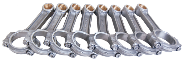 Eagle Ford Small Block 4340 Forged I-Beam Connecting Rod 5.400in w/ ARP 2000 (Set of 8) - FSI5400FB2000 - front view