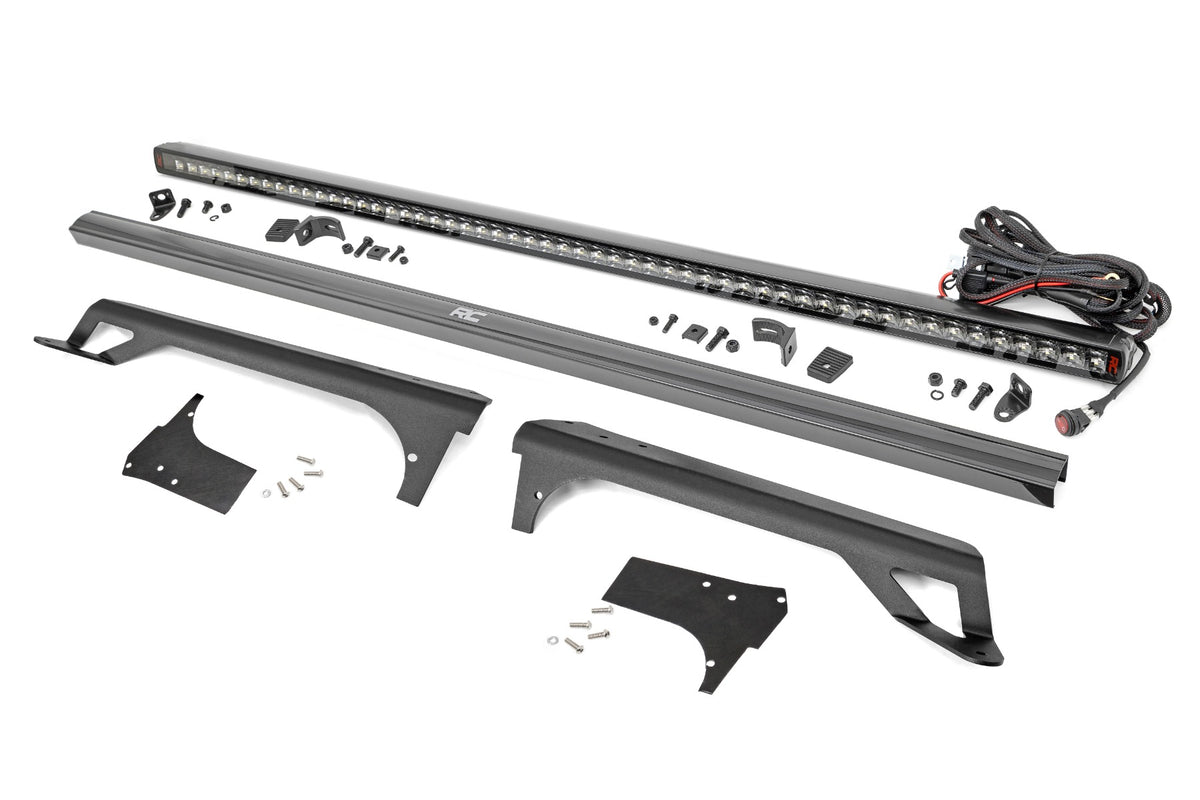 Rough Country - LED Light Kit - Windshield Mount - 50" Spectrum Single Row - Jeep Wrangler TJ (97-06) - 80588
