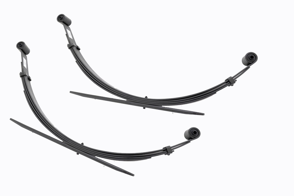 Rough Country - Rear Leaf Springs - 6" Lift - Pair - Ford F-250/F-350 Super Duty 4WD (99-07) - 8071Kit
