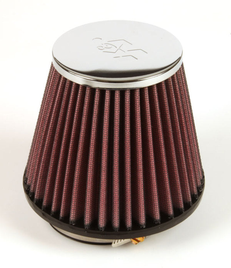 K&amp;N Universal Chrome Filter 2.875in Flange ID / 5.188 Base OD / 3.5in Top OD / 4.438in Height - RC-4570