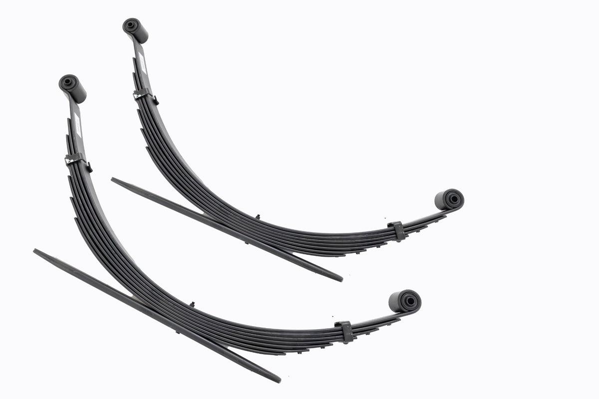Rough Country - Rear Leaf Springs - 8" Lift - Pair - Ford F-250/F-350 Super Duty 4WD (99-07) - 8072Kit
