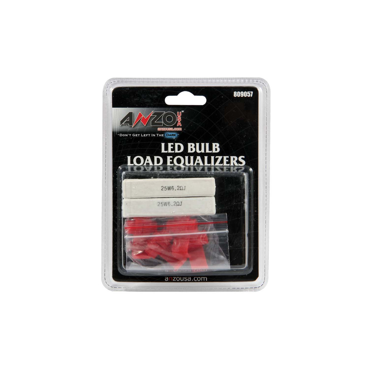 ANZO Resistor Kit Universal LED Bulb Resistor Kit Pair 25W/6.2 OHM - 809057 by ANZO - front view