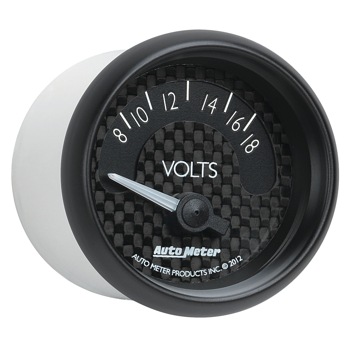 Autometer GT Series 52mm Short Sweep Electronic 8-18 Volts Voltmeter - 8092