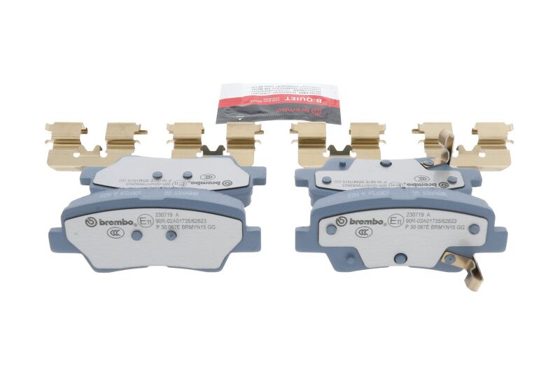 Brembo OE 17-21 Hyundai Ioniq Brake Pad - Rear - P30067E
