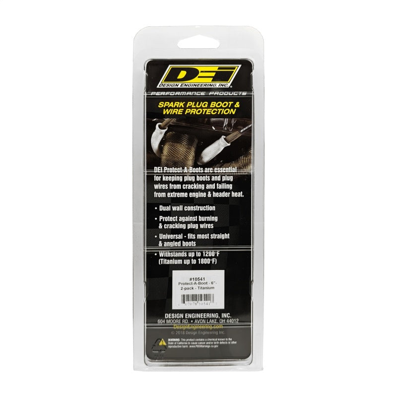 DEI Protect-A-Boot - 6in - 2-pack - Titanium - 10541