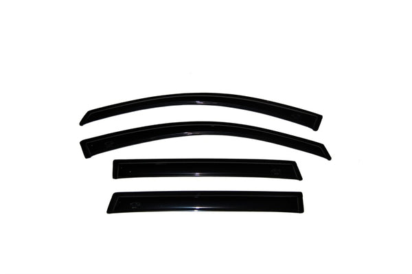 AVS 21-22 Hyundai Elantra Ventvisor Outside Mount Window Deflectors 4pc - Smoke - 94169 for 2021-2026 Hyundai Elantra - front