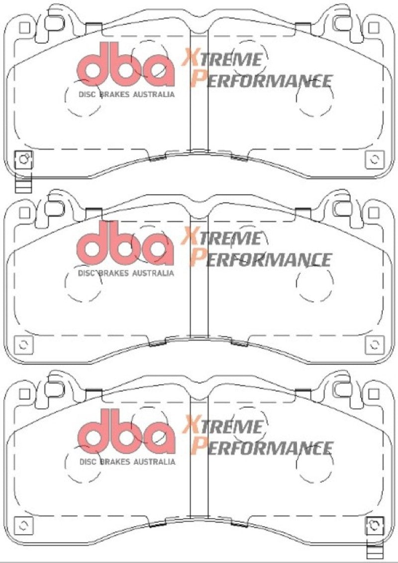 DBA 15-23 Ford Mustang GT (w/Performance Pkg/380mm Front Rotor) XP Performance Front Brake Pads - DB9021XP