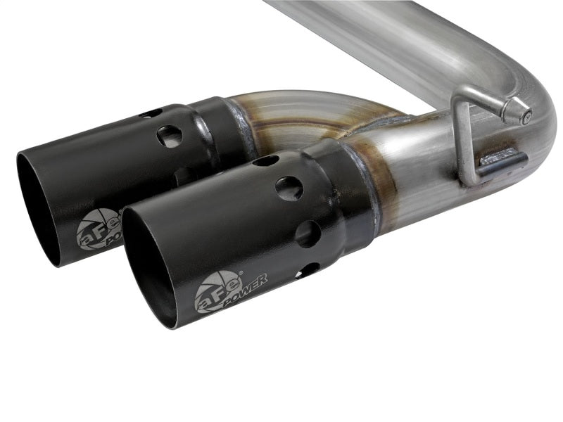 aFe Rebel Series DPF-Back 3in Side Exit SS Exhaust w/ IC Black Tip 2016 GM Colorado/Canyon 2.8L (td) - 49-44065-B