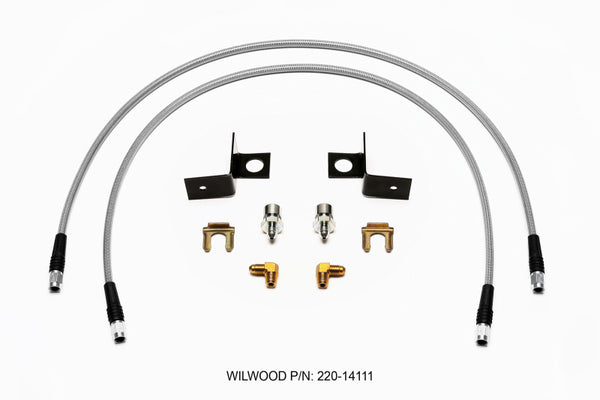 Wilwood Flexline Hose 30in. OAL -3 Female to -3 Female - 220-14110