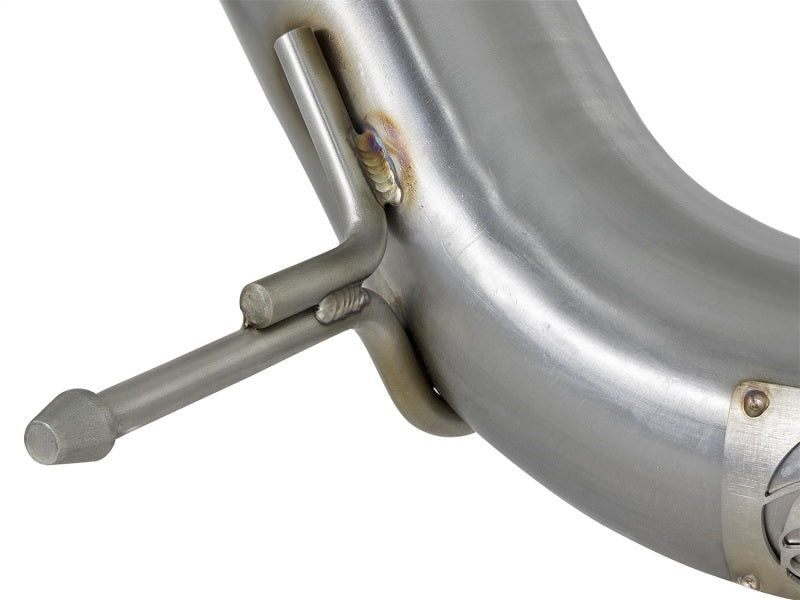 aFe Twisted Steel 3in Rear Down-Pipe/Mid Pipe 2017+ Honda Civic Type R I4 2.0L (t) - 49-36617