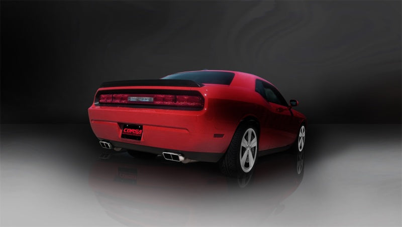 Corsa 2009-2010 Dodge Challenger R/T 5.7L V8 Auto Polished Xtreme Cat-Back Exhaust - 14436