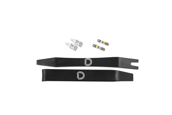 Diode Dynamics 16-18 d Focus RS Interior LED Kit Cool White Stage 2 - DD0520 for 2016-2018 Ford Focus RS - front view