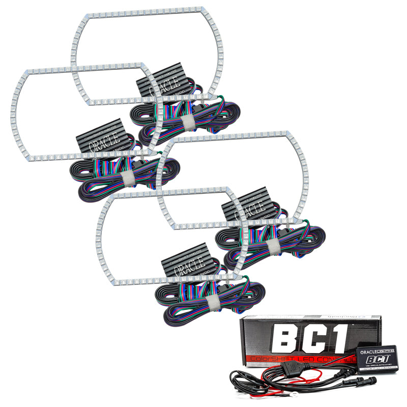Oracle Chevy Silverado 07-13 Halo Kit Square Style - ColorSHIFT w/ BC1 Controller SEE WARRANTY - 2358-335