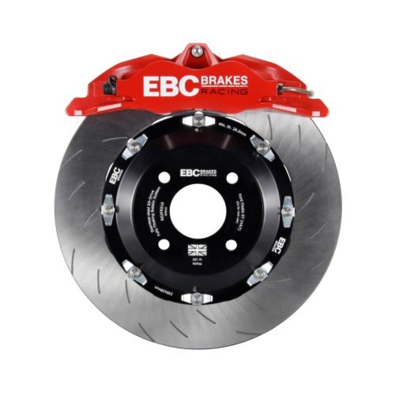 EBC Racing 15-21 Volkswagen GTI Mk7 Red Apollo-4 Calipers 355mm Rotors Front Big Brake Kit - BBK005RED-2