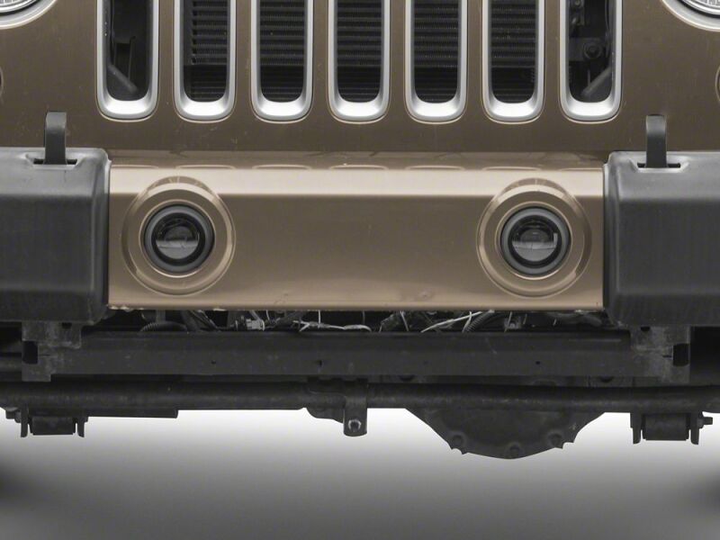 Raxiom 07-18 Jeep Wrangler JK V2 LED Switchback Fog Lights with Amber Turn Signal and Halo Rings - J238999 - close-up view 5