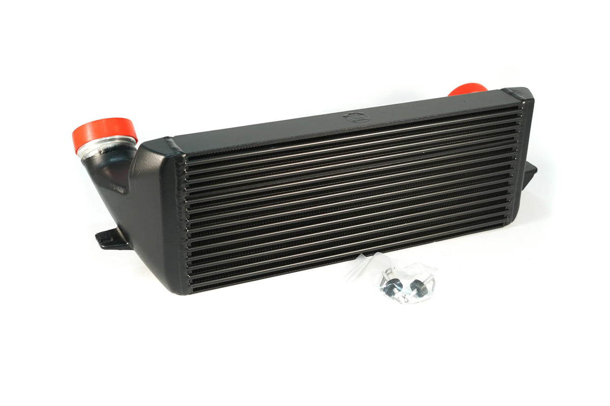 CSF 04-13 BMW 335i/xi (E90/E91/E92/E93) High Performance Stepped Core Bar/Plate Intercooler - Black - 8127B