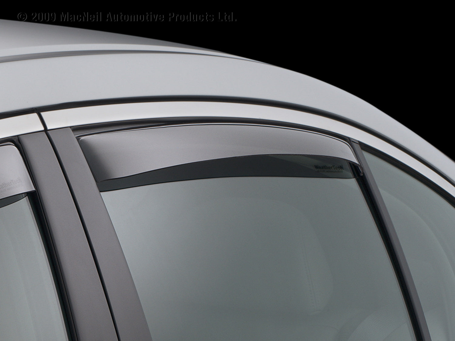 Weathertech - Side Window Deflector - Rear Dark Tint 08-12 Honda Accord - 81474IM
