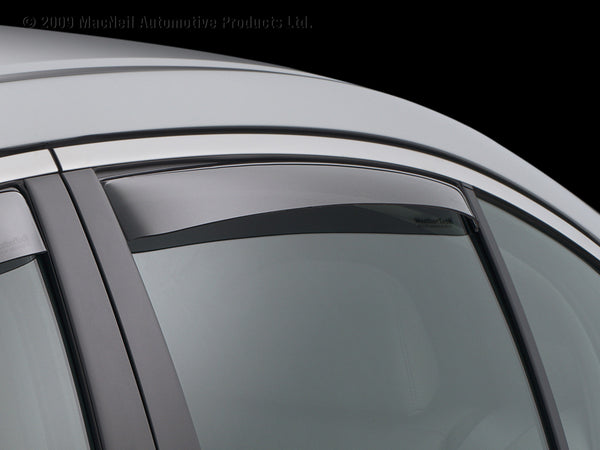 Weathertech - Side Window Deflector - Rear Dark Tint 08-12 Honda Accord - 81474IM