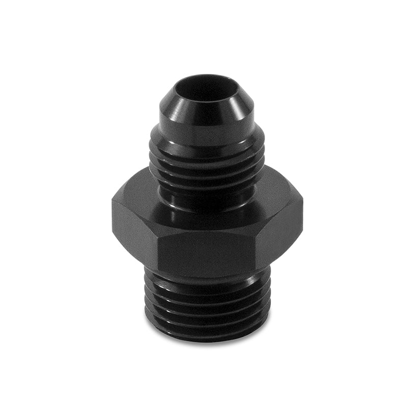 Mishimoto M16 x 1.5 to -6AN Aluminum Fitting - Black - MMFT-M16-6BK by Mishimoto - front view