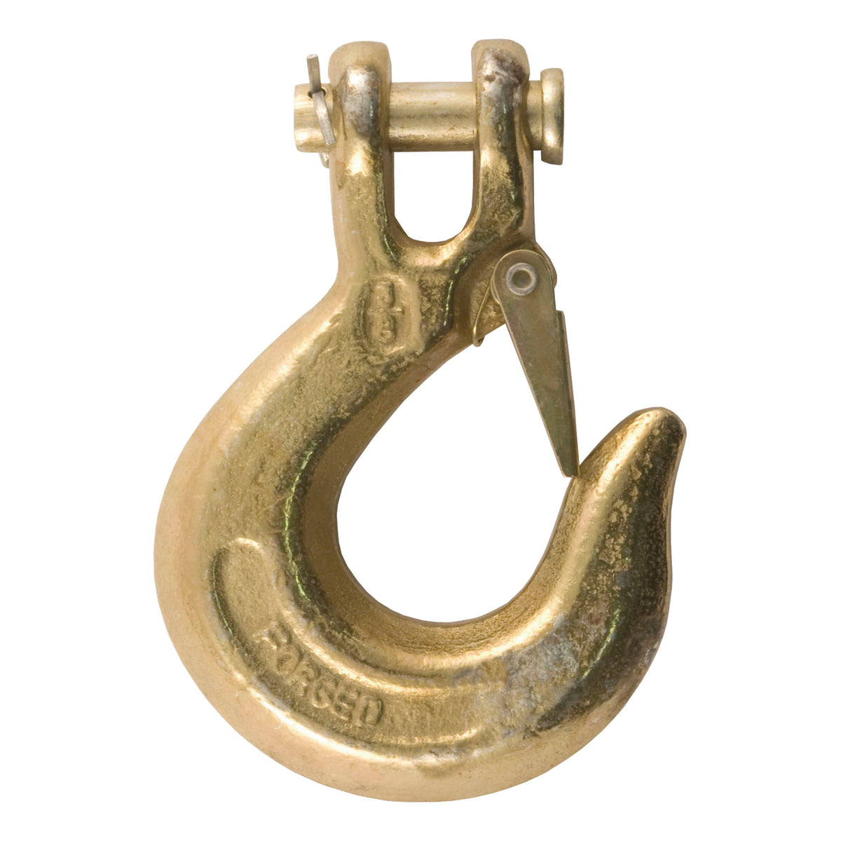 CURT 81560 3/8-Inch Forged Steel Clevis Slip Hook with Safety Latch, 18,000 lbs, 1-In Opening, 7/16" Pin