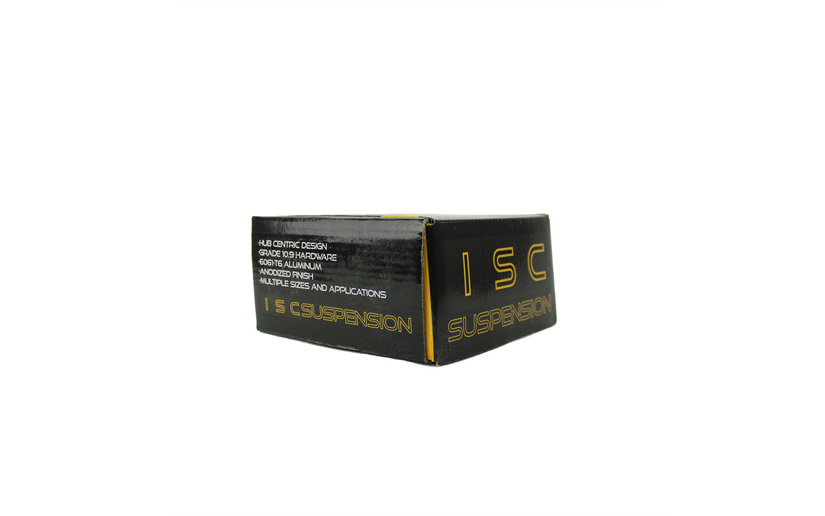 ISC Suspension 5x100 Hub Centric Wheel Spacers 15mm Black (Pair)