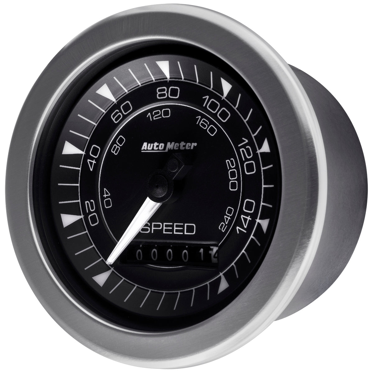 Autometer Chrono 3-3/8in 160MPH Electric Programmable Speedometer Gauge - 8188