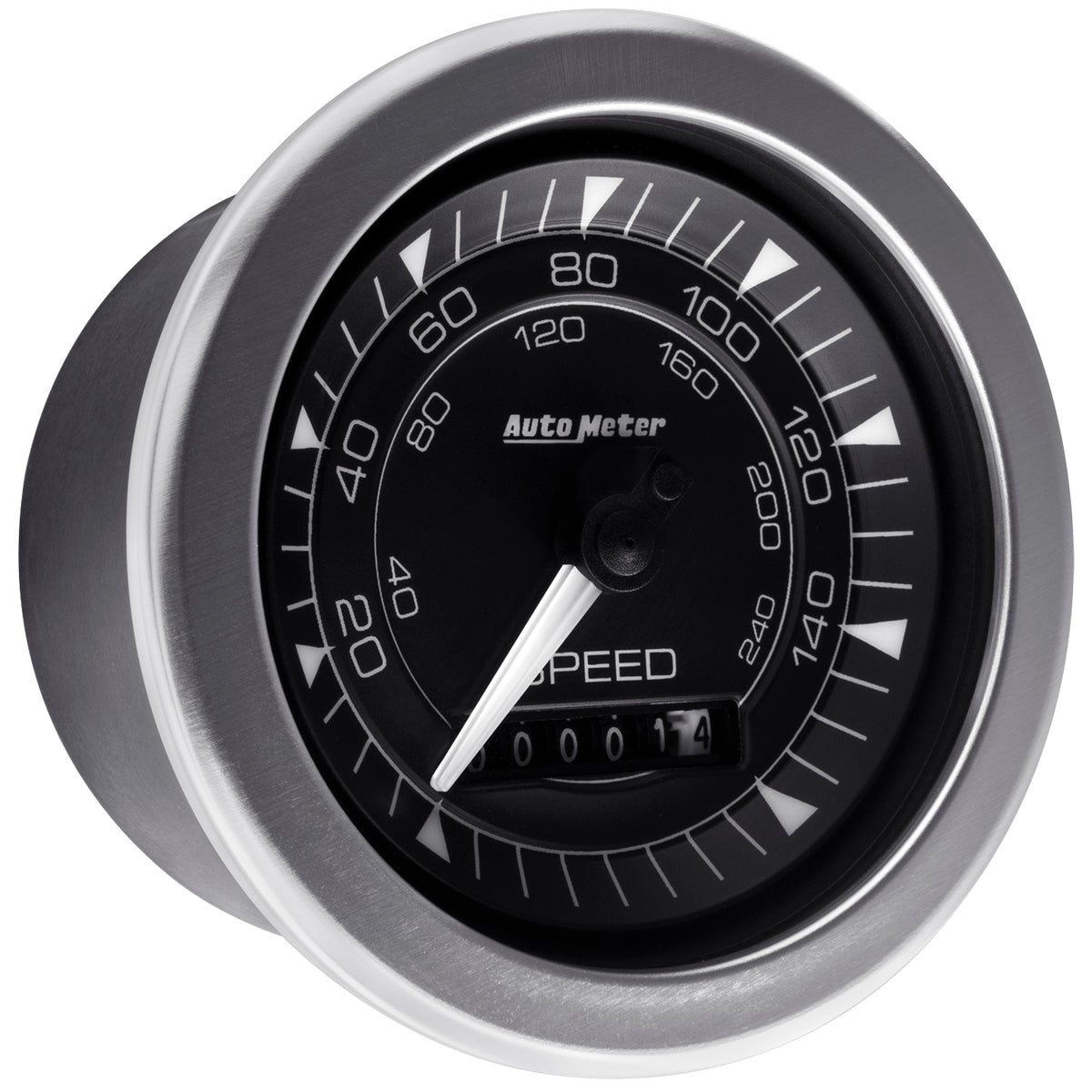 Autometer Chrono 3-3/8in 160MPH Electric Programmable Speedometer Gauge - 8188