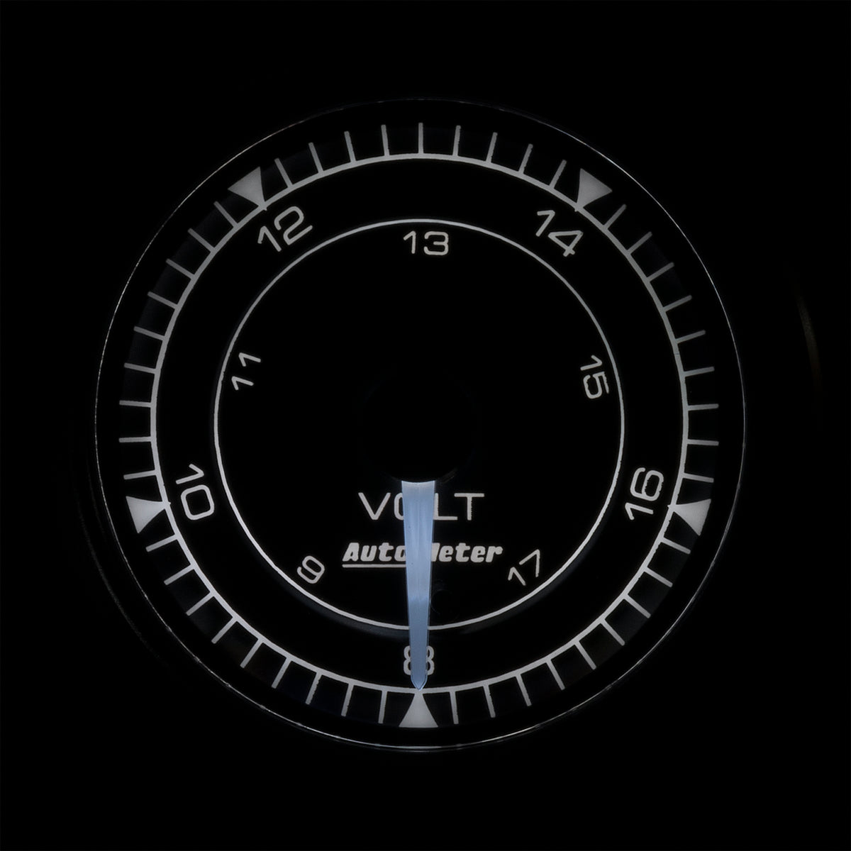 Autometer Chrono 2-1/16in 18V Voltmeter Gauge - 8191
