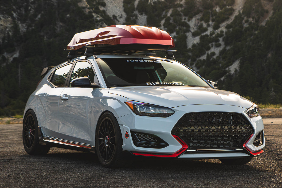 CSF 19-20 Hyundai Veloster N / 17-20 Hyundai i30 N MT Stepped Core Intercooler - Black - 8192B