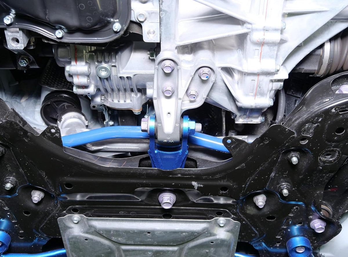 Cusco Billet Aluminum Engine Pitching Stop w/HD Rubber, 2023+ Toyota GR Corolla Billet Blue