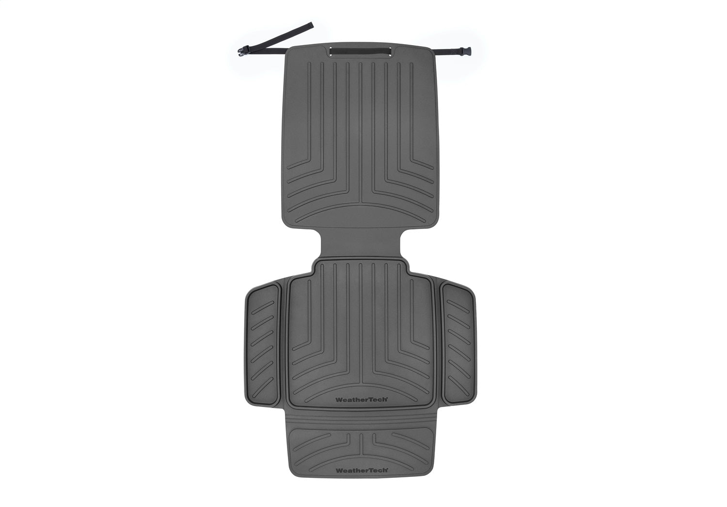 Weathertech - Child Car Seat Protector - Black w/Seat Back - 81CSBP01BK