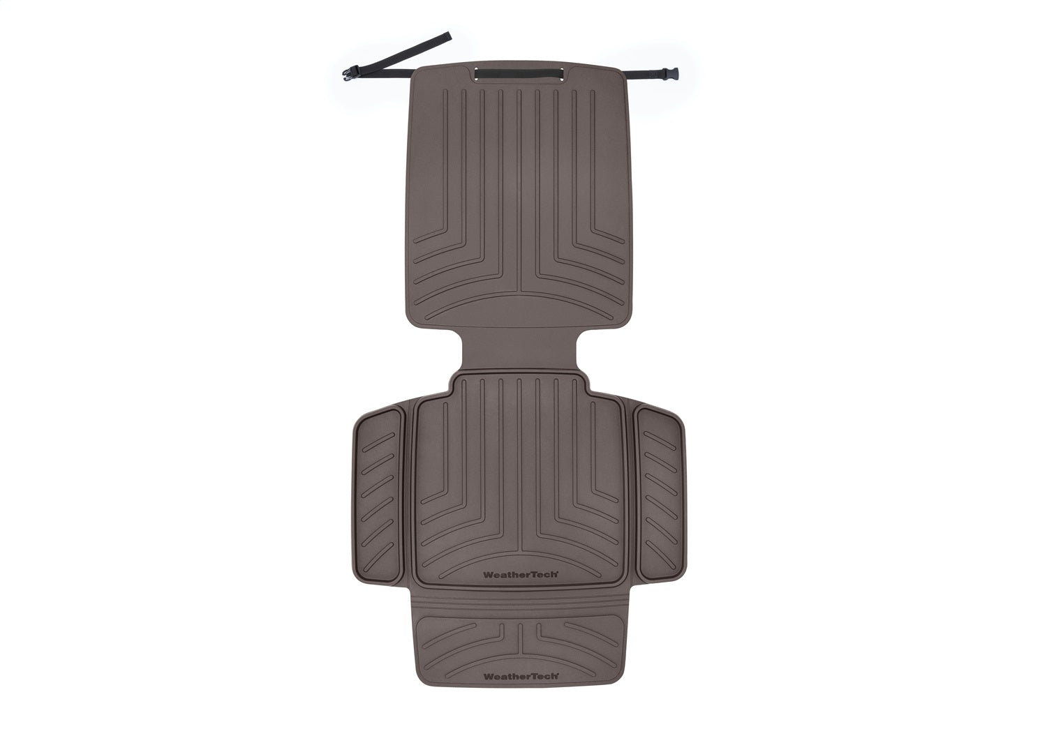 Weathertech - Child Car Seat Protector - Cocoa w/Seat Back - 81CSBP01CO